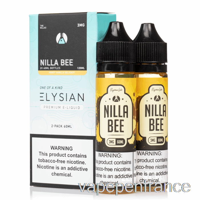 Nilla Bee - Laboratoires Elysian - Stylo Vape 120 Ml 3 Mg